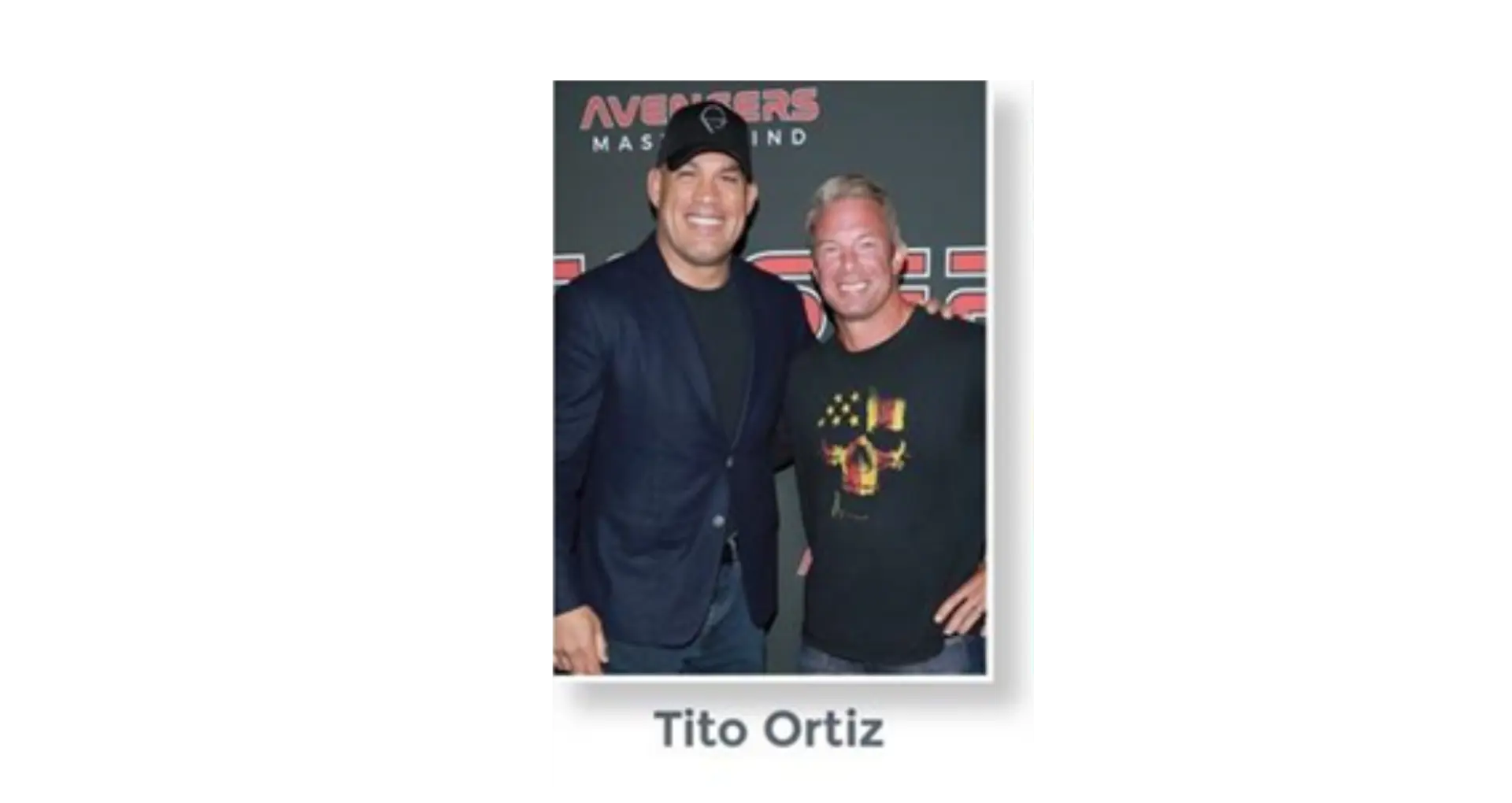 Shaun Hadsall with Tito Ortiz