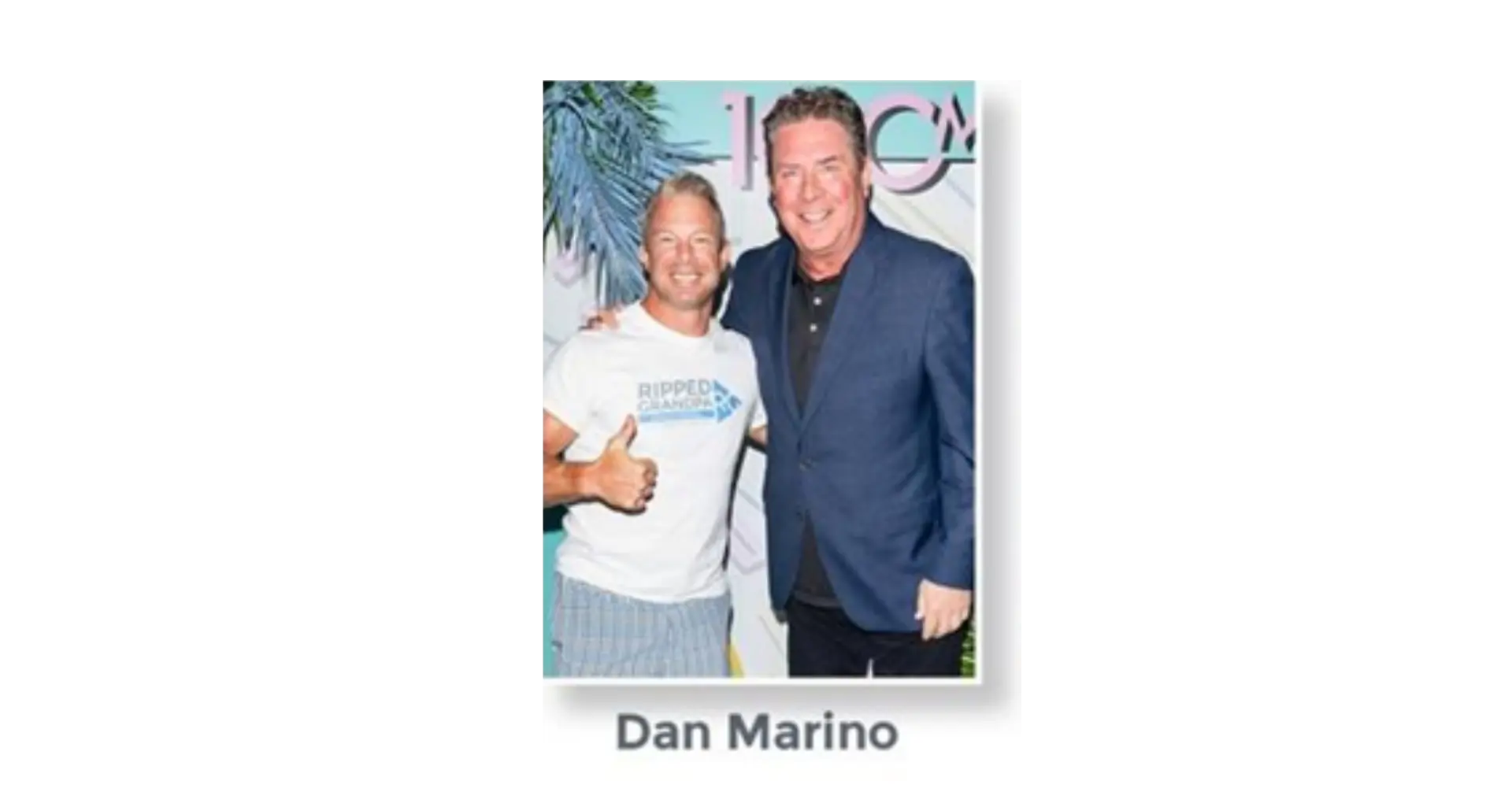 Shaun Hadsall with Dan Marino